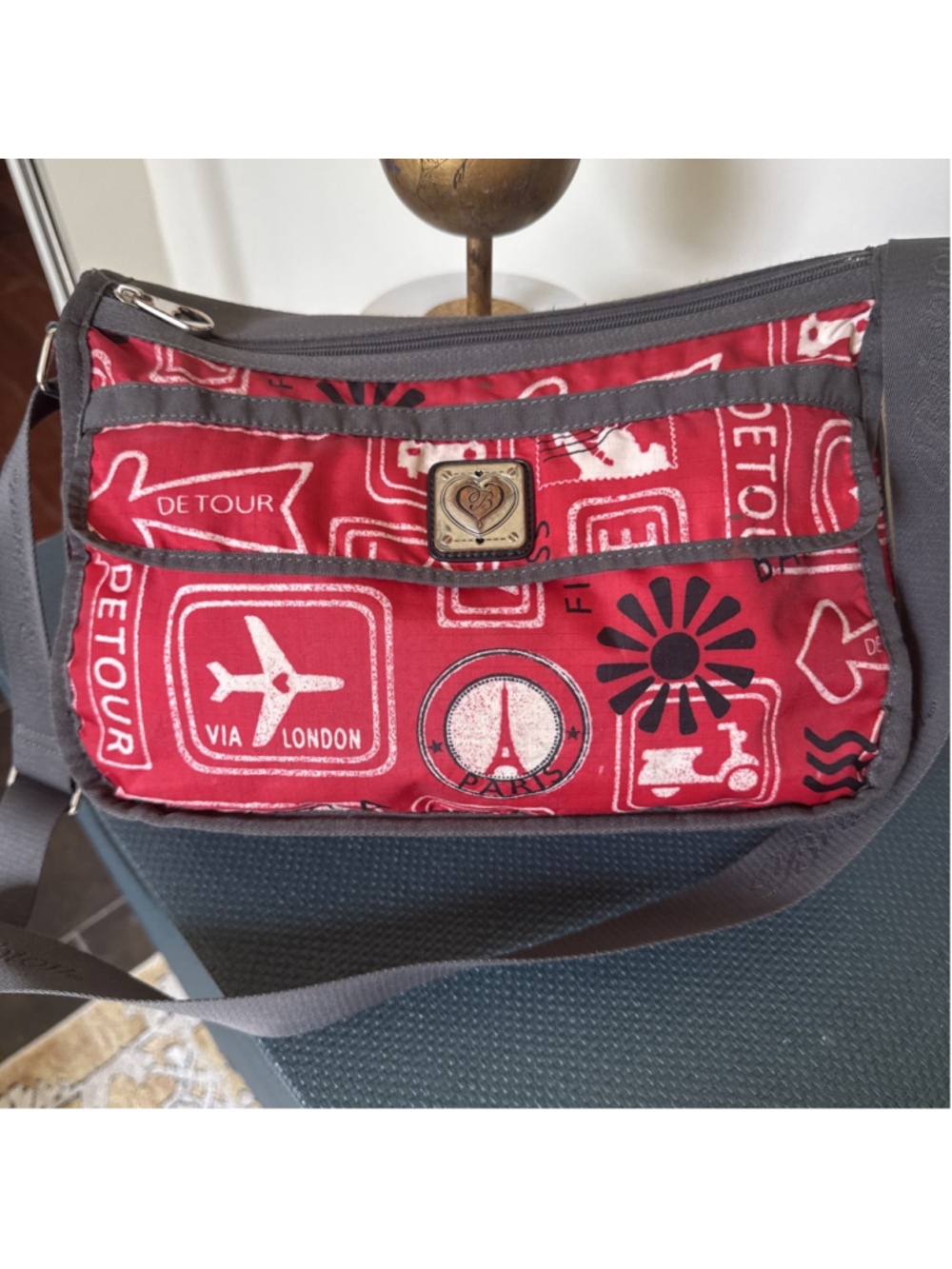 Brighton Live Love London Detour Via London Travel Crossbody Bag